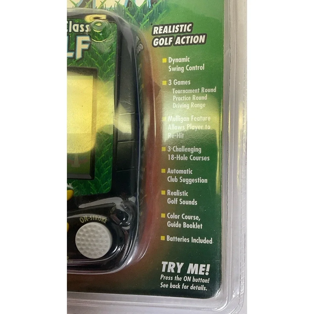 NIP Sealed Radica 3730 World Class Golf Electronic Hand Held Video Game
